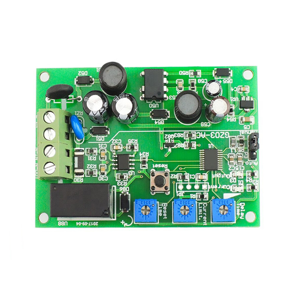 AC220V 10A Overcurrent Protector Lockturn Automatic Stop Protection Module