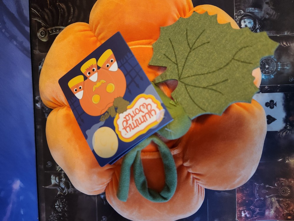 KidRobot Yummy World Interactive Pumpkin Plush w/ Removable Candy Corns Inside