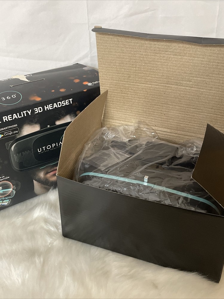 ReTrak UTOPIA 360 VIRTUAL REALITY 3D HEADSET + BLUETOOTH CONTROLLER