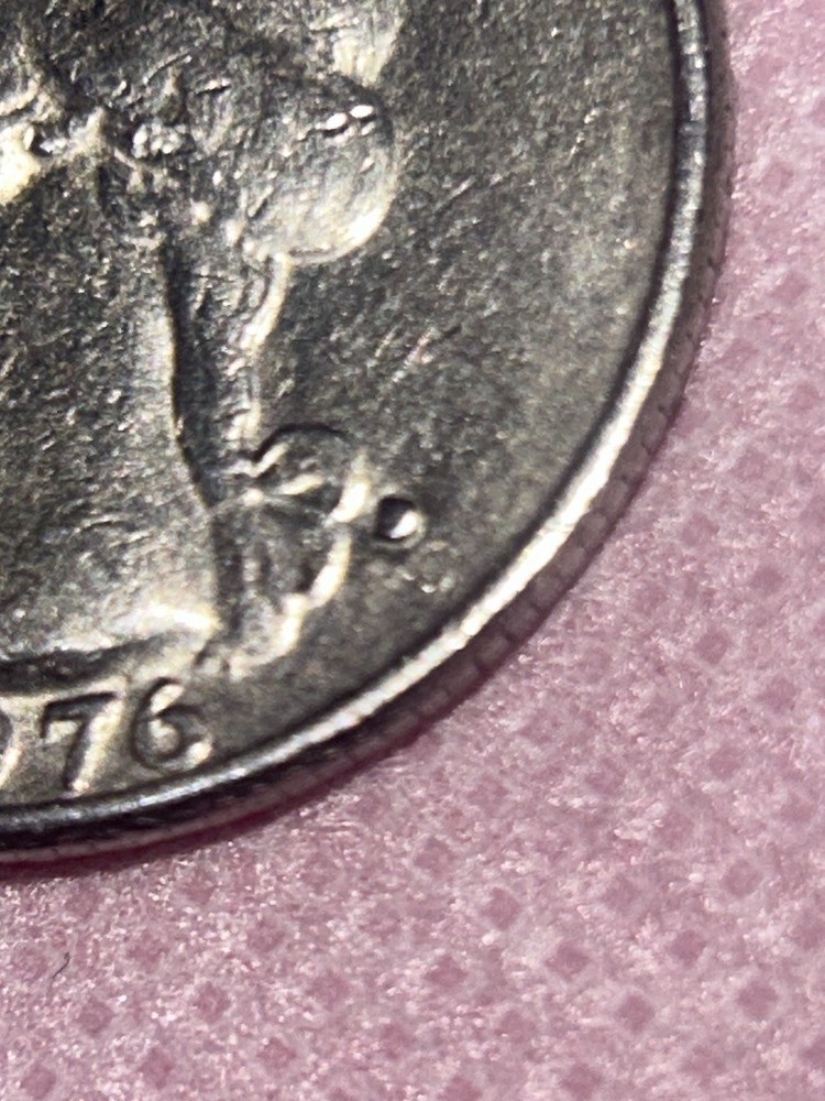1776-1976 D Bicentennial Quarter Doubled Die Reverse DDO Error RARE