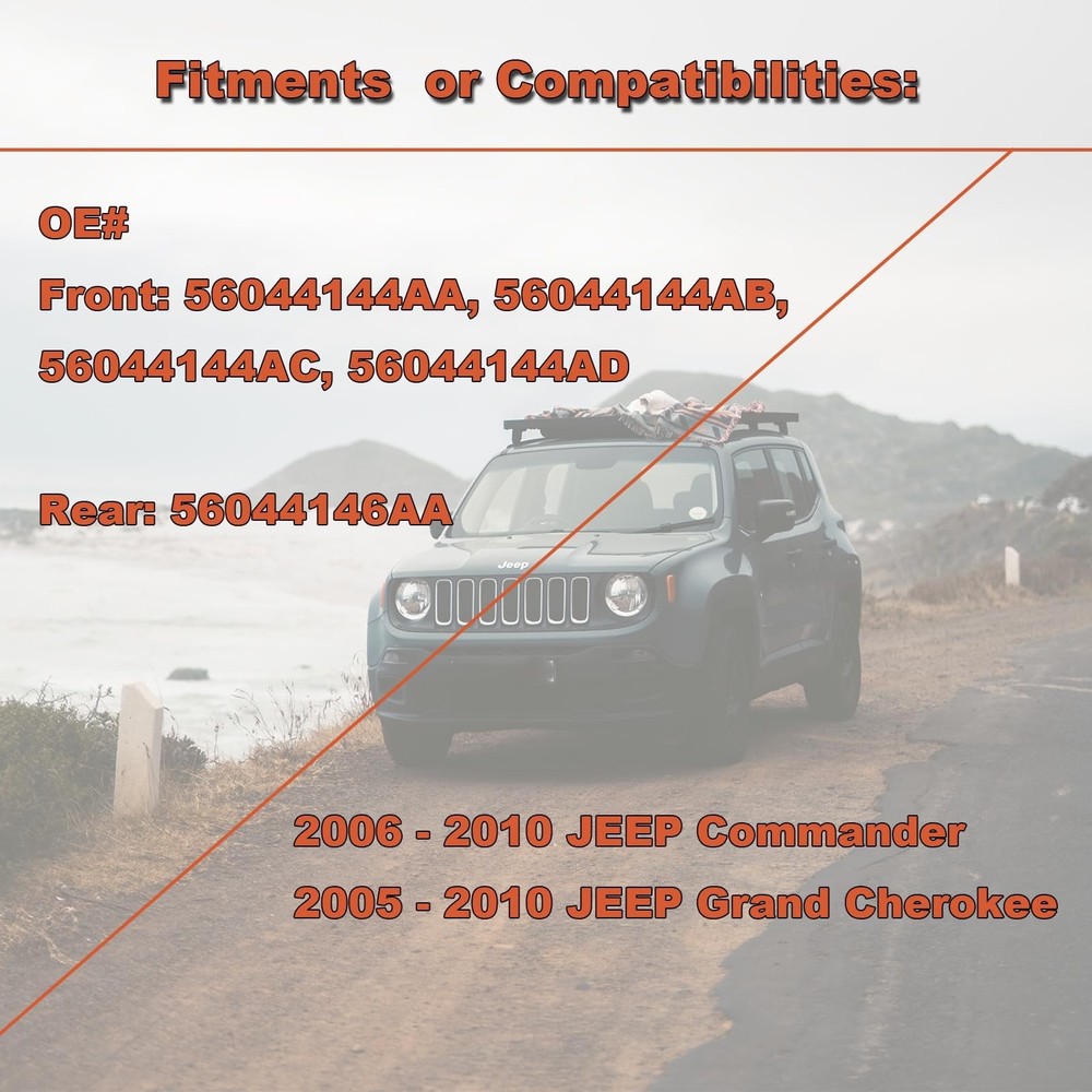 ABS Wheel Speed Sensor Front Rear Left Right for Commander 2006-2010, Grand C...