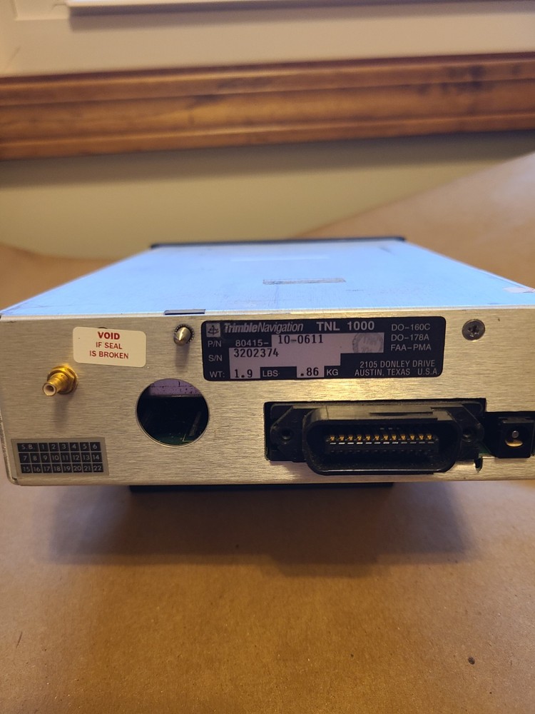 Aircraft Trimble TNL1000 GPS - USED, UNTESTED