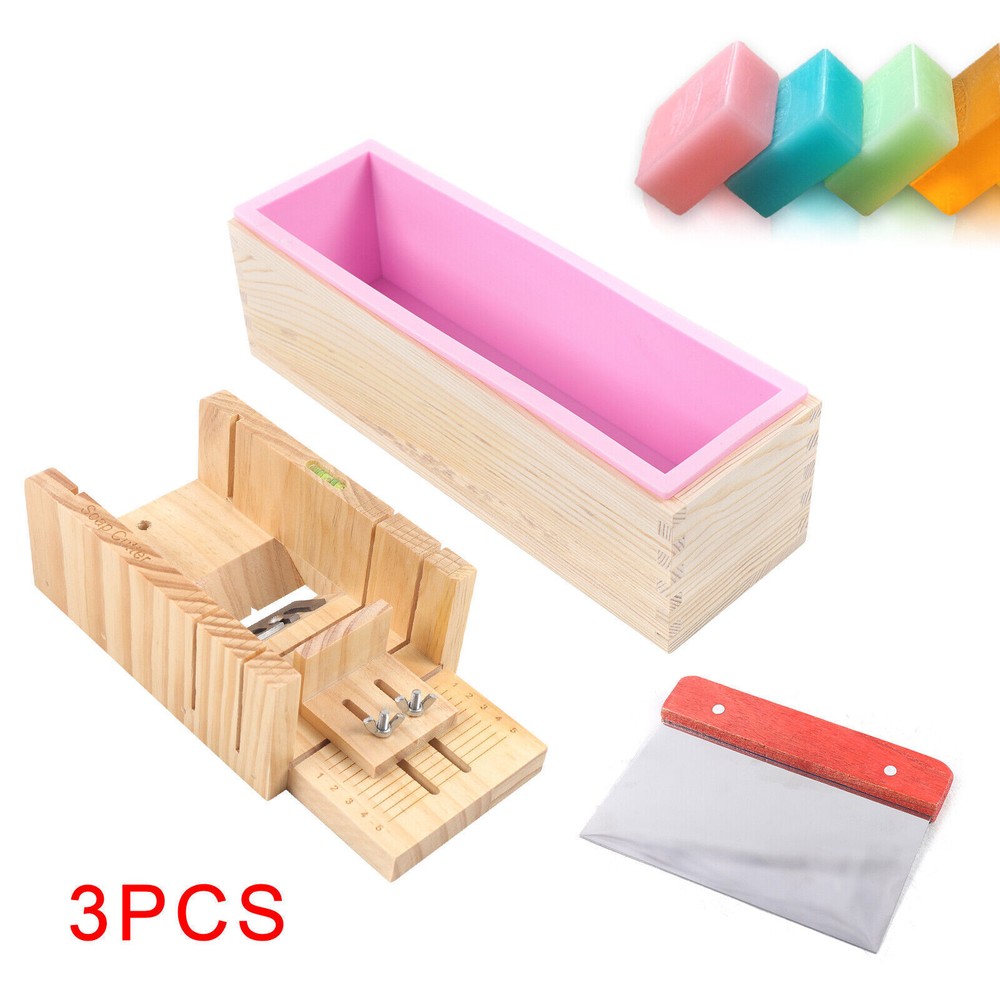 Pro Soap Making Supplies Kit 3Pcs/Set Soap Tools Cakes Mold Handmade DIY Tool US