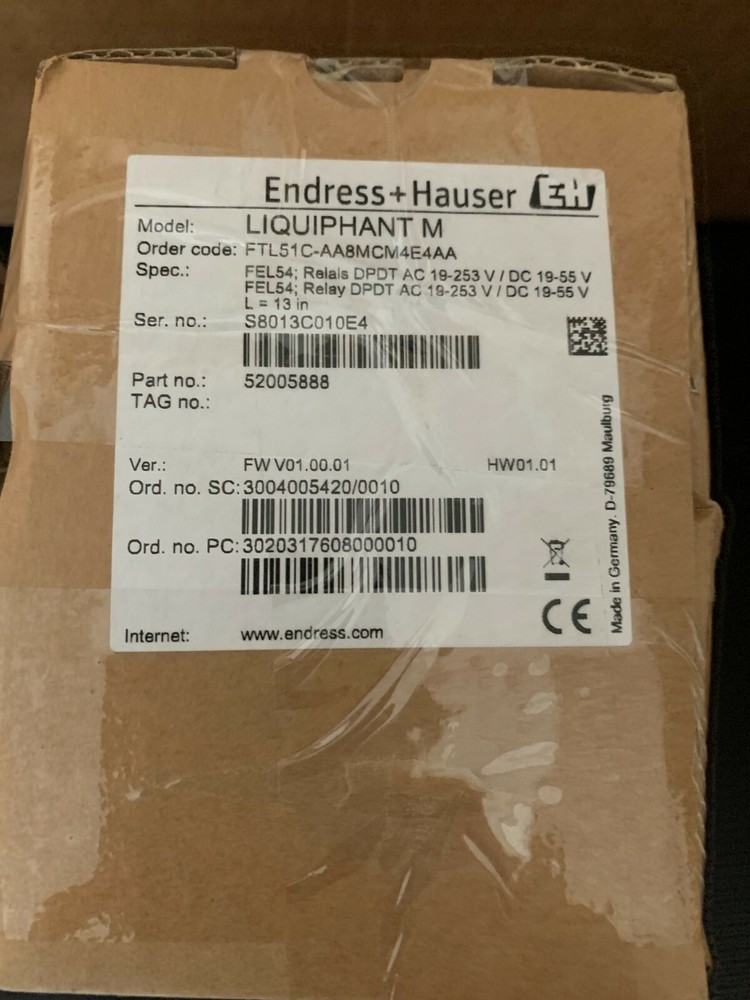 Endress + Hauser 52005888 Liquid Level Sensor