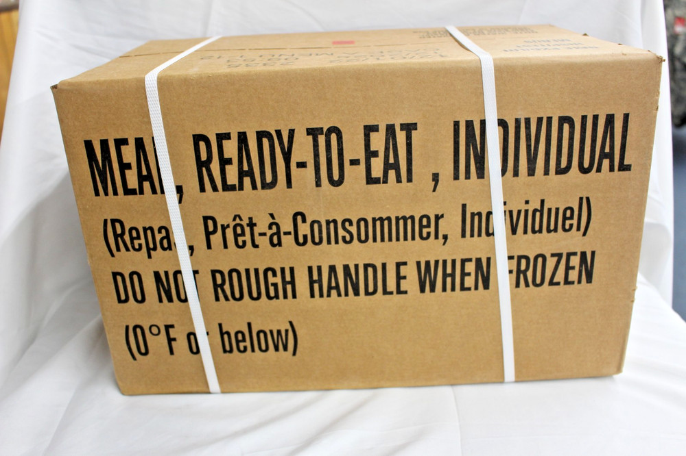 MRE CASE  MEALS READY TO EAT -   DATED 12/25   MENU A