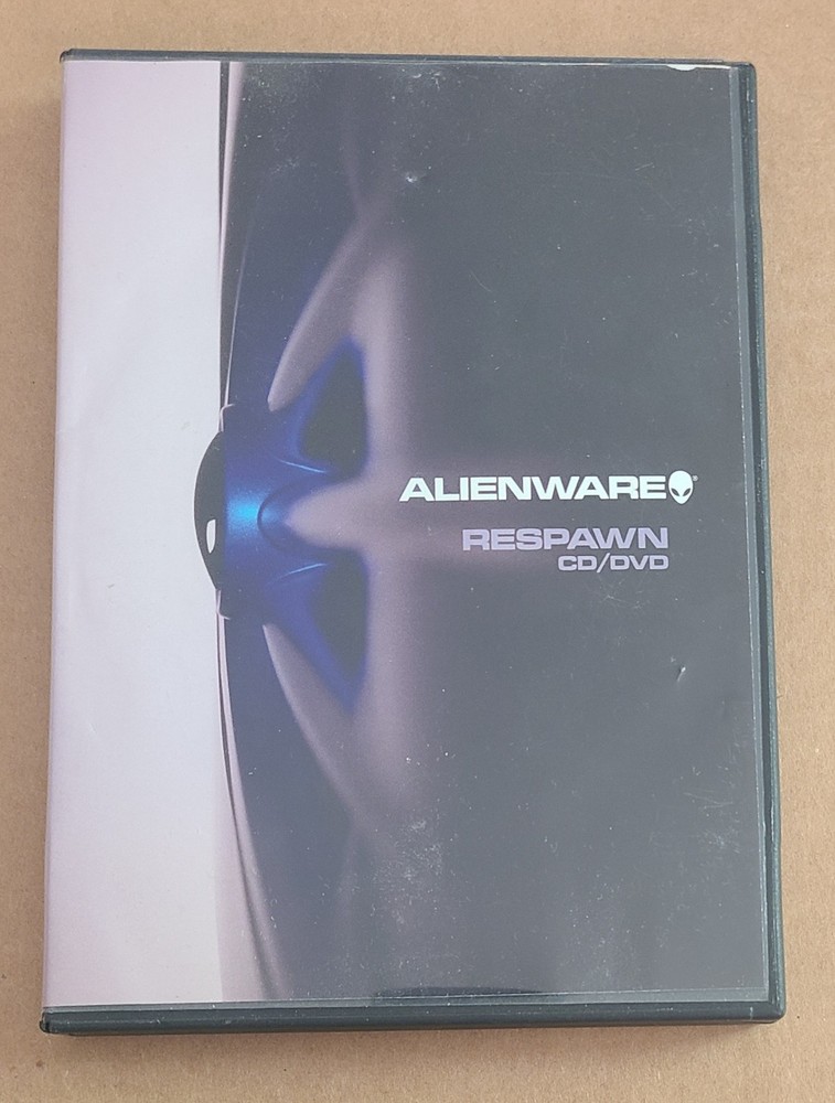 Alienware Respawn Utiliy CD + Image DVD Set Windows XP Gaming Computer Software