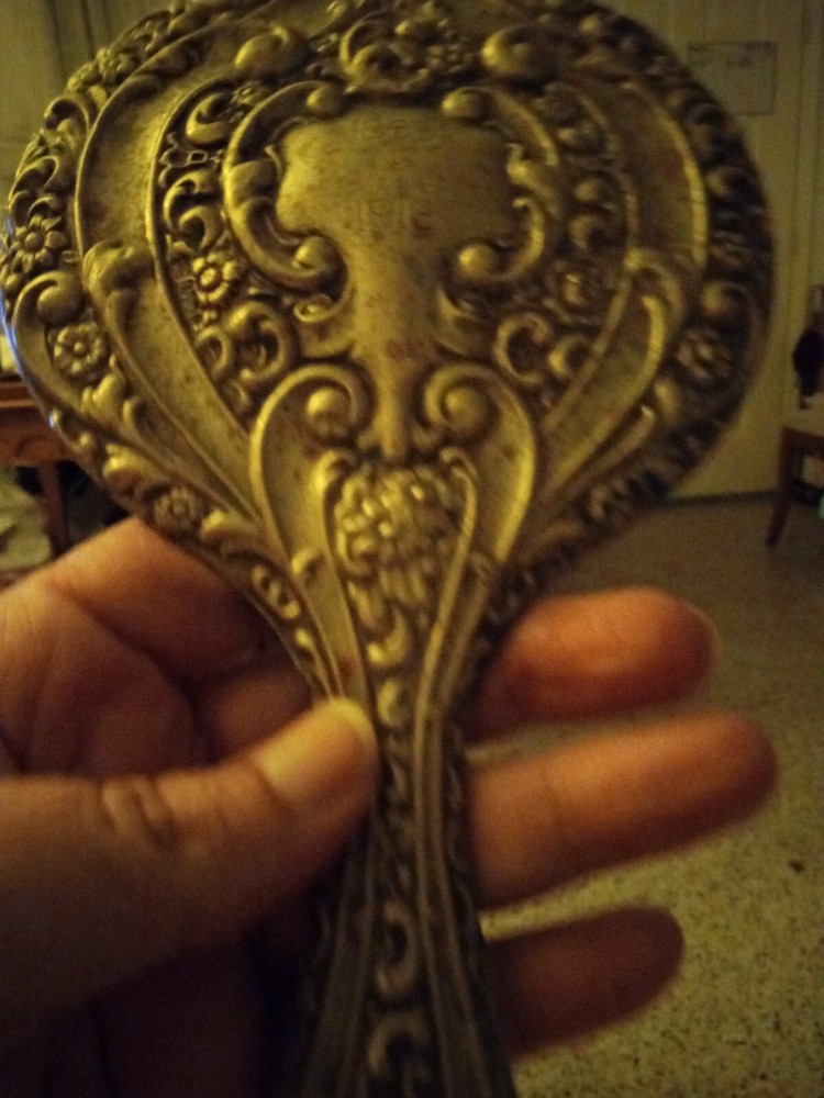 Vintage Hand Mirror Samuel M Levi 1918