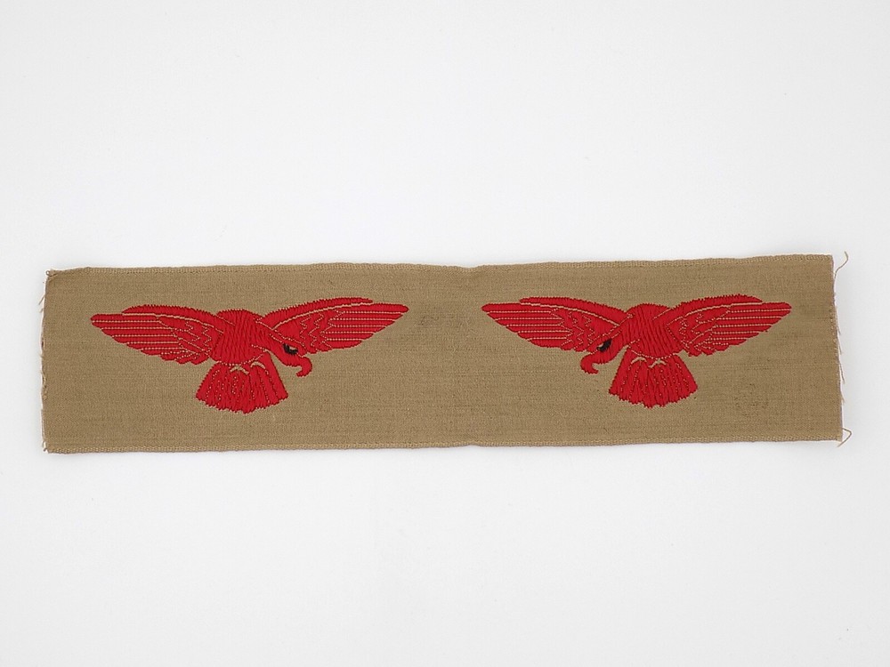 Original WWII Canada RCAF Summer Tropical Tunic Shoulder Flash Set