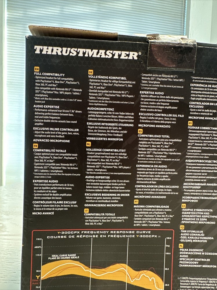 Thrustmaster 300CPX Universal Gaming Headset for all systems Ghost Recon Design