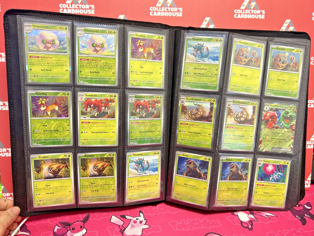 Pokemon Temporal Forces 100% Complete Master Set/With Binder No Promos | G20