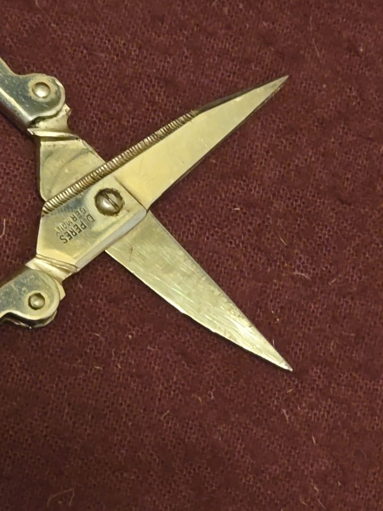 Vintage German Folding Scissors D. Peres Germany