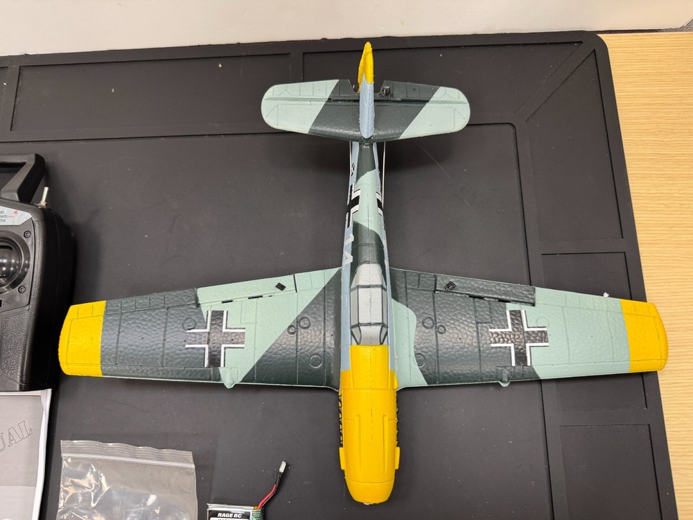 RGRA1304 Messerschmitt Bf 109 Micro RTF Airplane Open package