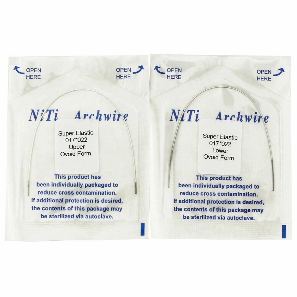 10Packs Dental Orthodontic Super Elastic Niti Arch Wire Rectangular Color Coded
