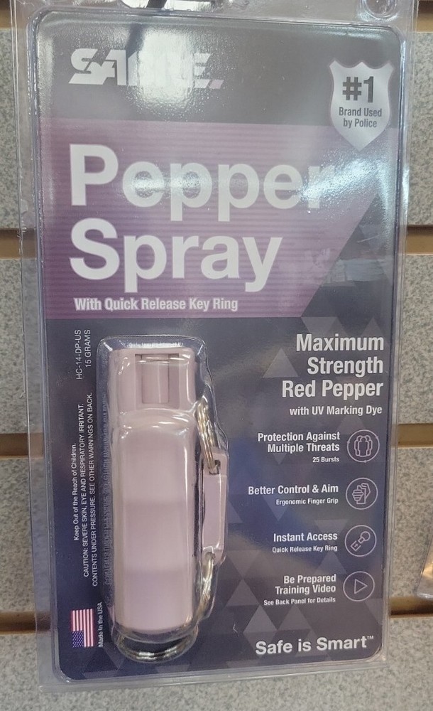 Sabre Pepper Spray with Quick Release Key Ring