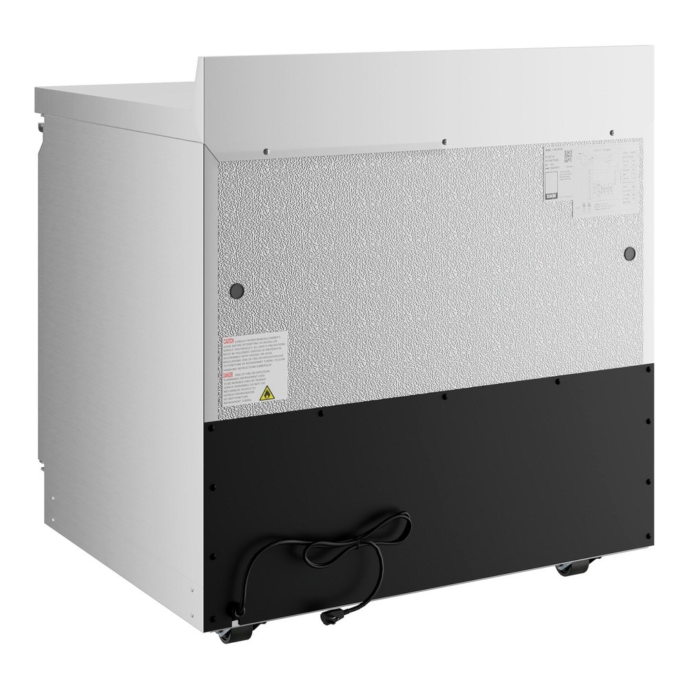 36" Front Breathing Worktop Refrigerator with 3 1/2" Backsplash