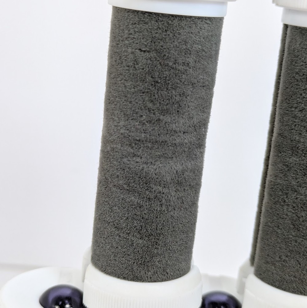 Conair CHV21 Replacement Velvet Flocked Hot Rollers Medium (6) 2012 with 5 Clips