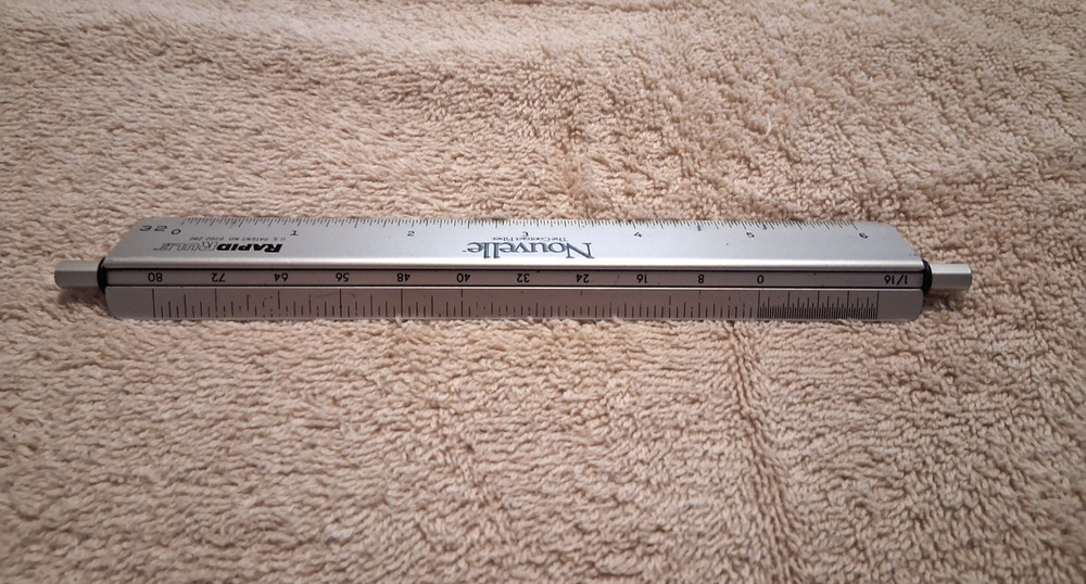 Rapid Rule - 6” Drafting / Architecture - Adjustable Rotating Ruler