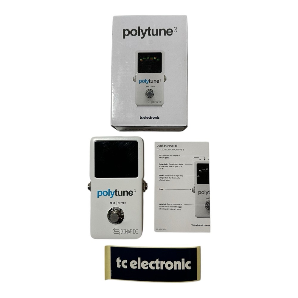TC Electronic POLYTUNE3 Buffer Pedal Tuner