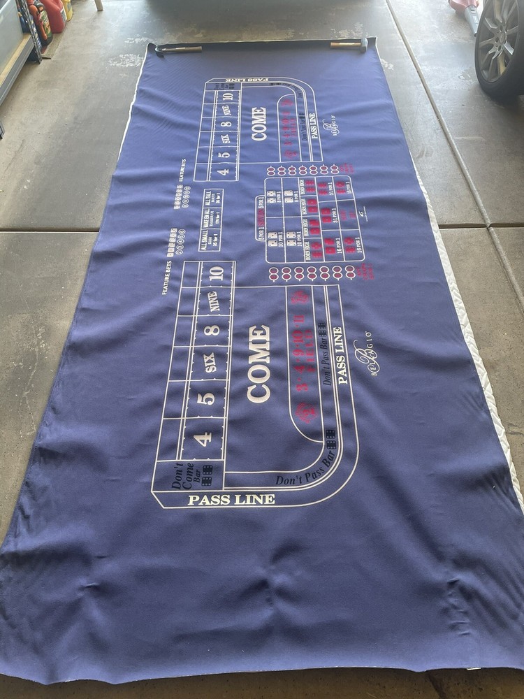 FULL-SIZE, Uncut, Brand New craps table layout