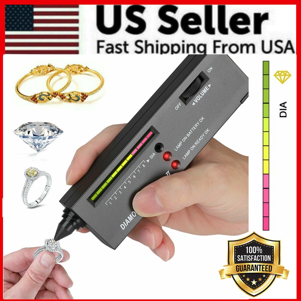 Testing Tool Kit Portable Diamond Tester Selector Illuminated Jewelry Gemstone