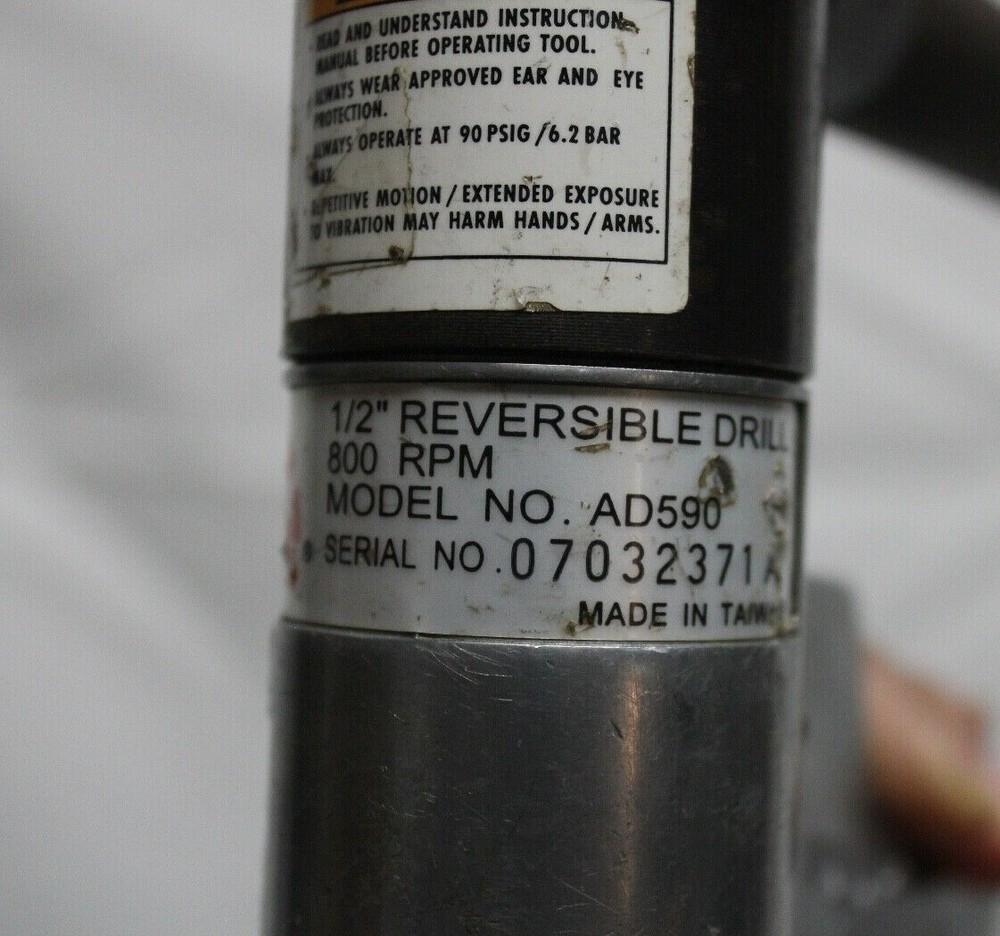 MAC TOOLS 1/2" Standard Reversible Air Drill AD590 - FOR PARTS