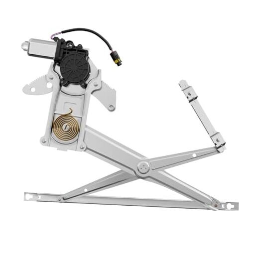 New 1pc Front Driver (Left) Side Power Window Regulator With Motor Assembly