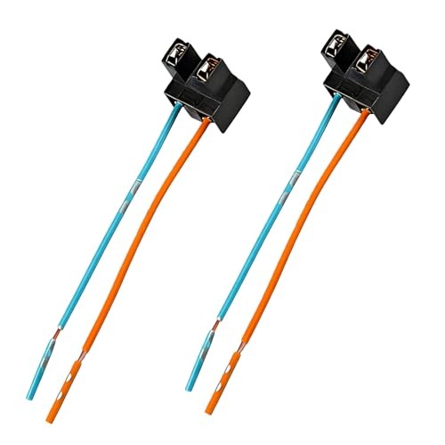 2PCS H7 Bulb Socket, Bulb Socket Harness Extension Kit, Replacement of Pure