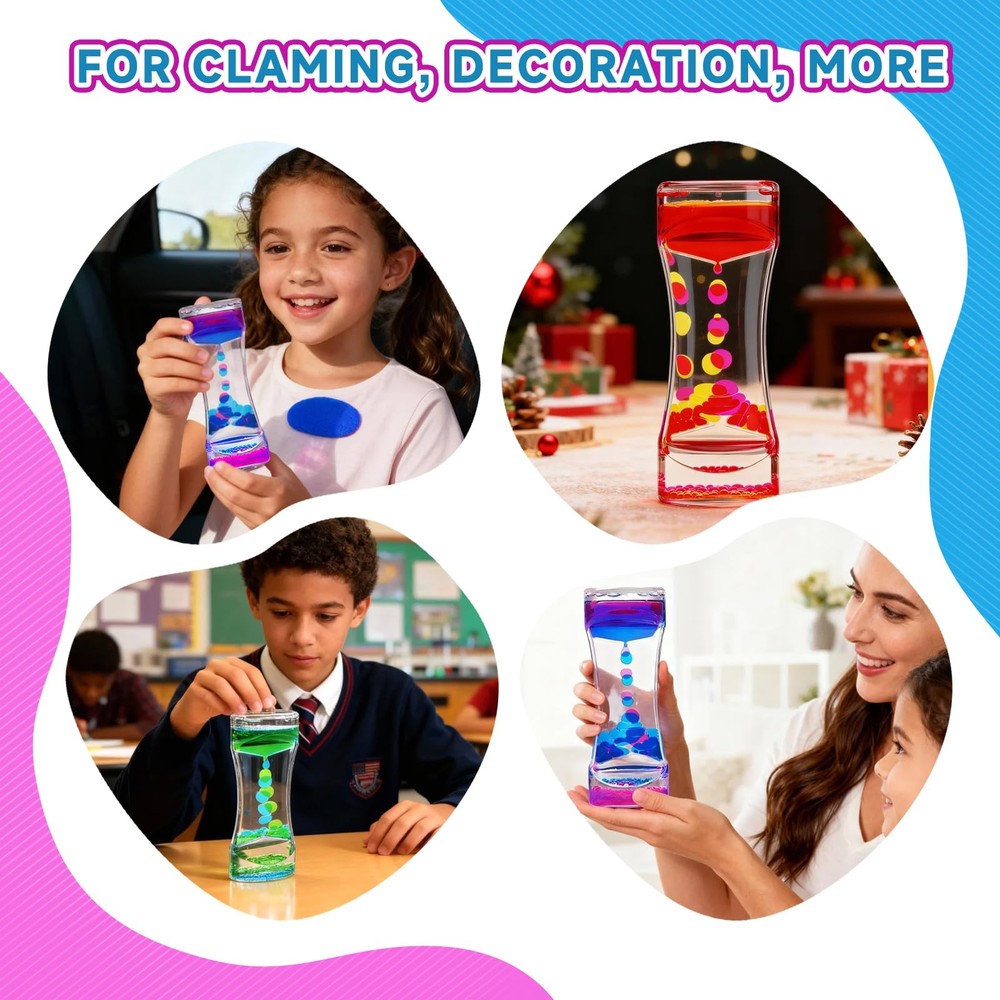 YUE MOTION Liquid Motion Bubbler - Sensory Fidget Desk Medium, Single Pack