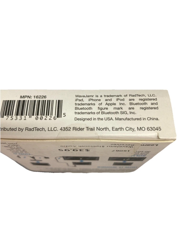 WAVEJAMR Bluetooth Wireless Audio Receiver 16226