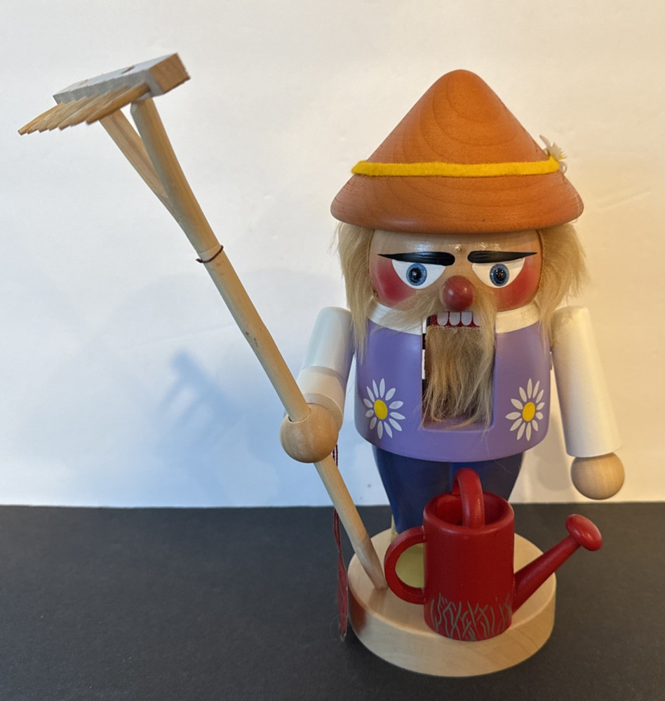 10" Steinbach TROLL GARDENER NUTCRACKER Numbered 6413