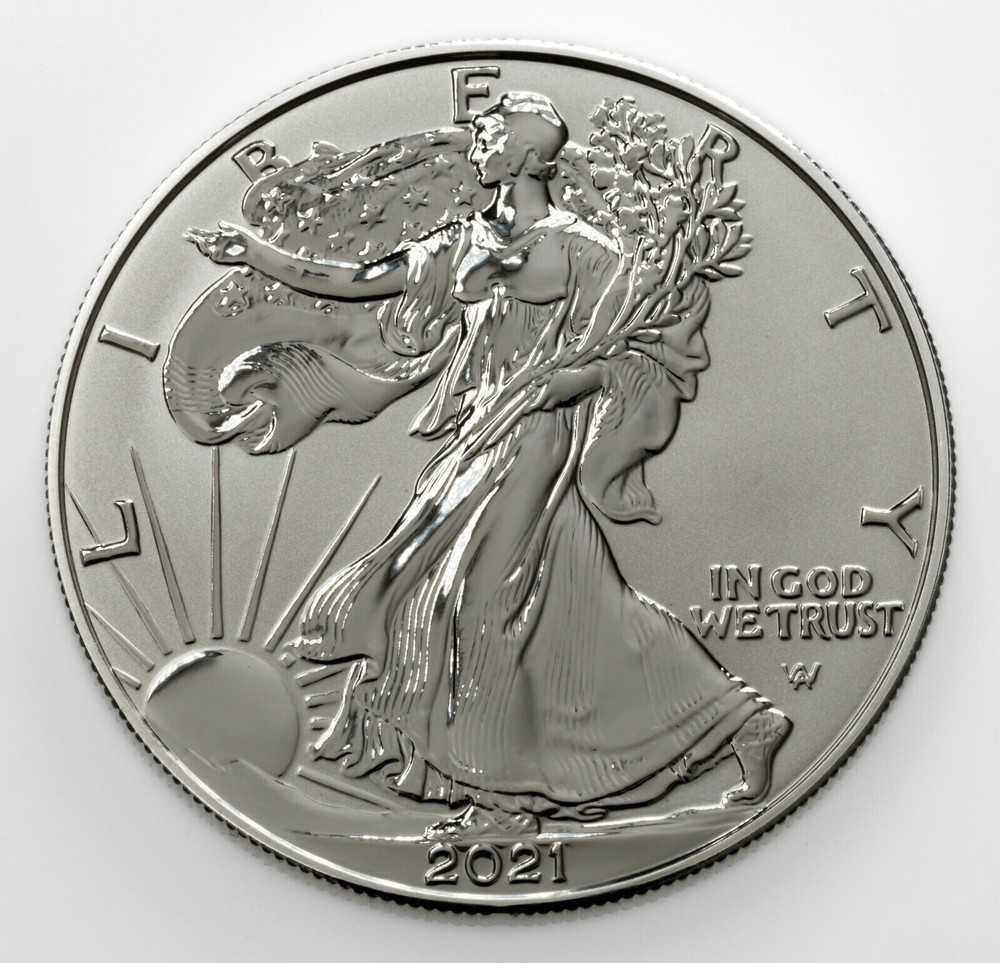 2021 Two-Coin Set Designer Edition American Eagle Silver Reverse Proof Set