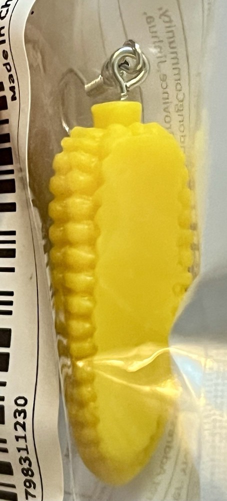 Yellow Corn on the Cob Dangle Earrings FREE SHIPN 📦 l👀k