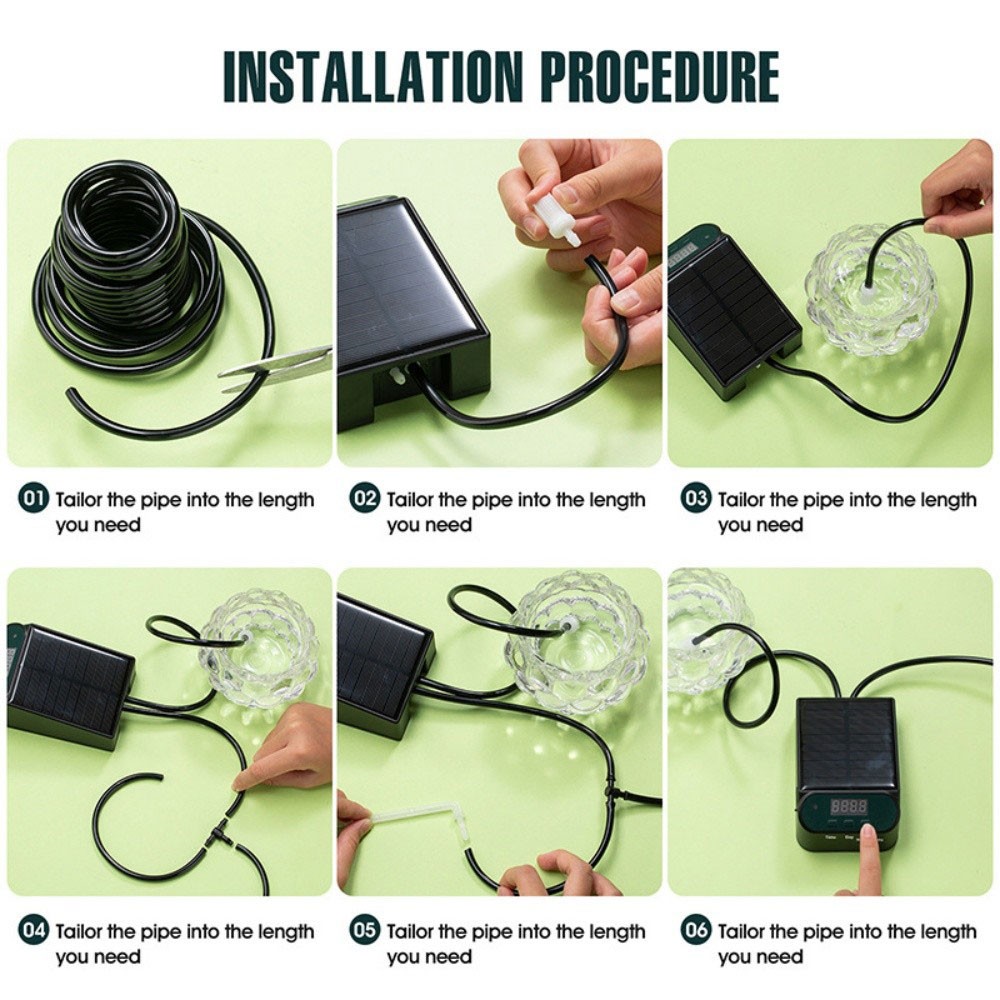 Solar Irrigation System Plant Watering Automatic Automatic System Set NEW
