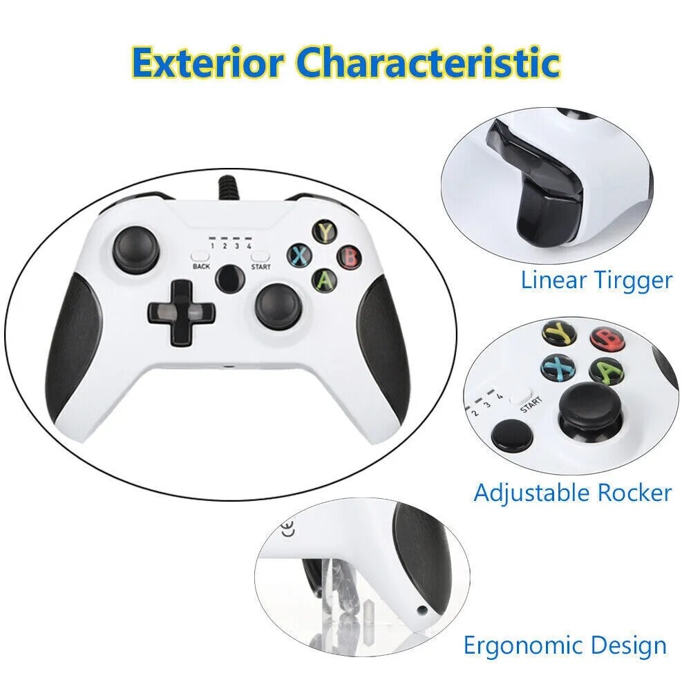 Wired Controller For Microsoft Xbox Series X/S Xbox One Xbox One S Windows 10
