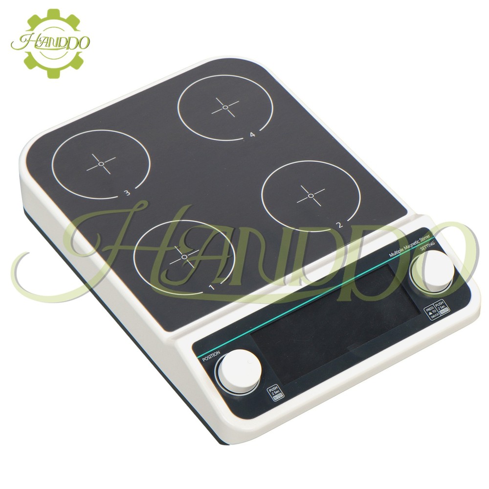 Multi-position Magnetic Stirrer 4 Stations Max Capacity 500ml for Each Station