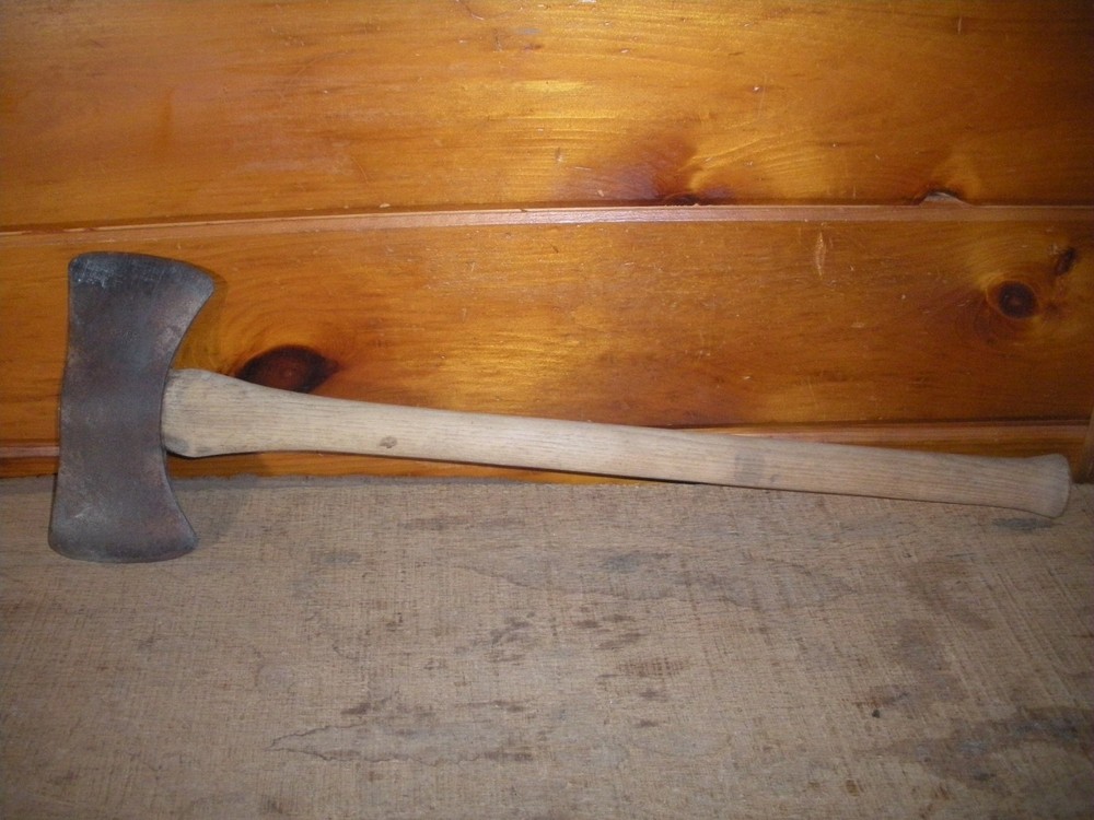 Vintage MANN TRUE AMERICAN Cruiser Double Bit Axe / Collector Axe