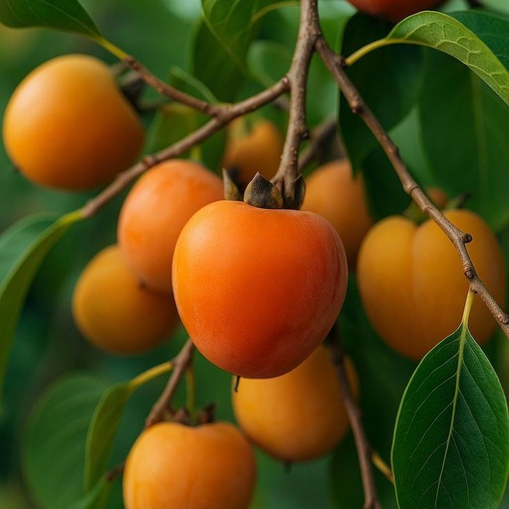 2  Diospyros Virginiana Native Persimmon Fruit  Tree Bare-root