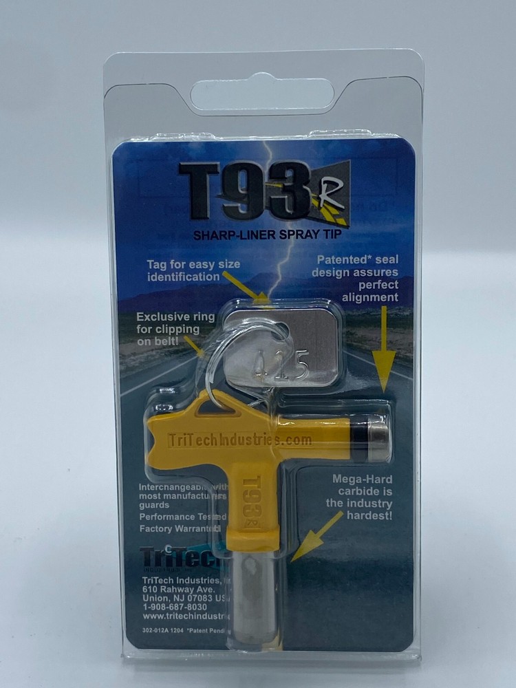 TriTech T93R Sharp Liner Airless Spray Tip