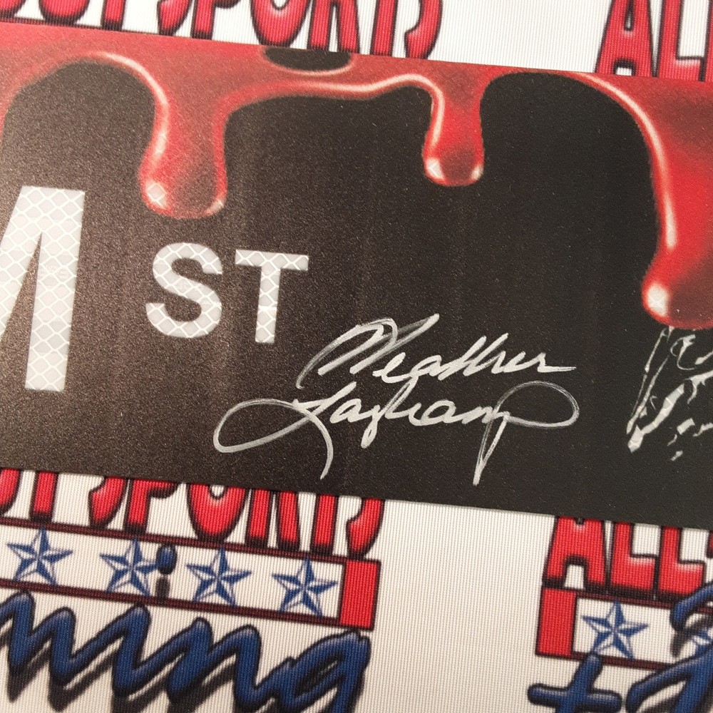 Heather LagenKamp Authentic Signed Elm St Sign Autographed JSA-