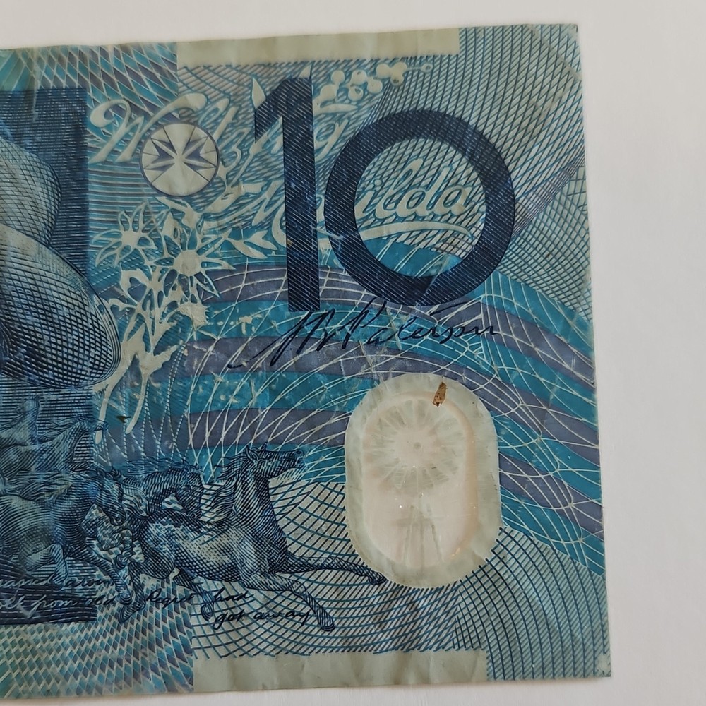Australia $10 Polymer Banknote RE 3609884 Circulated