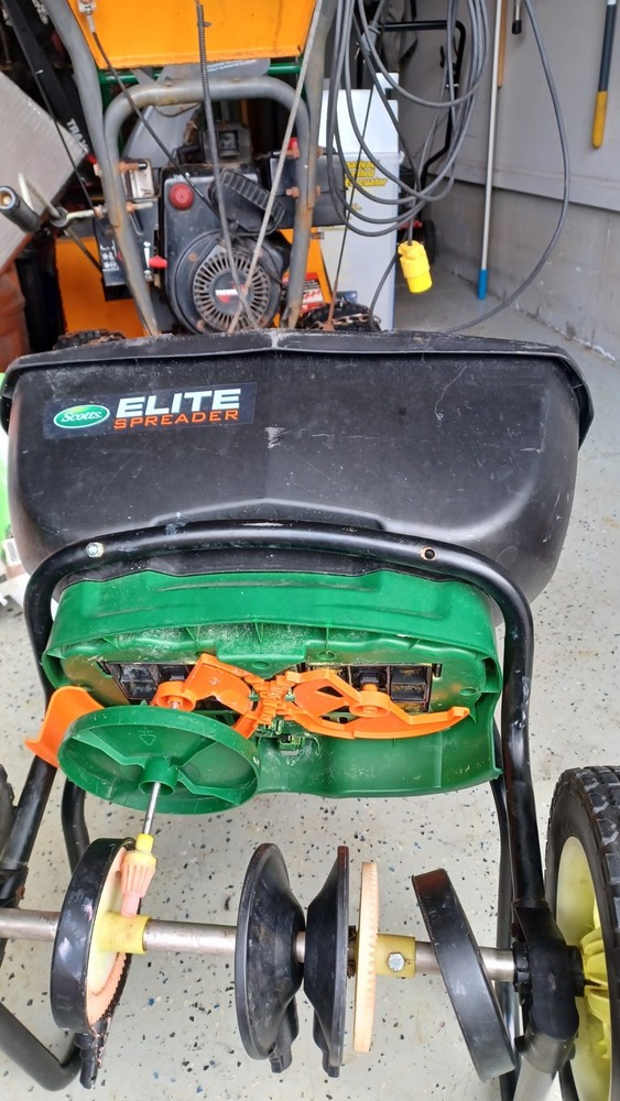 scotts elite spreader parts
