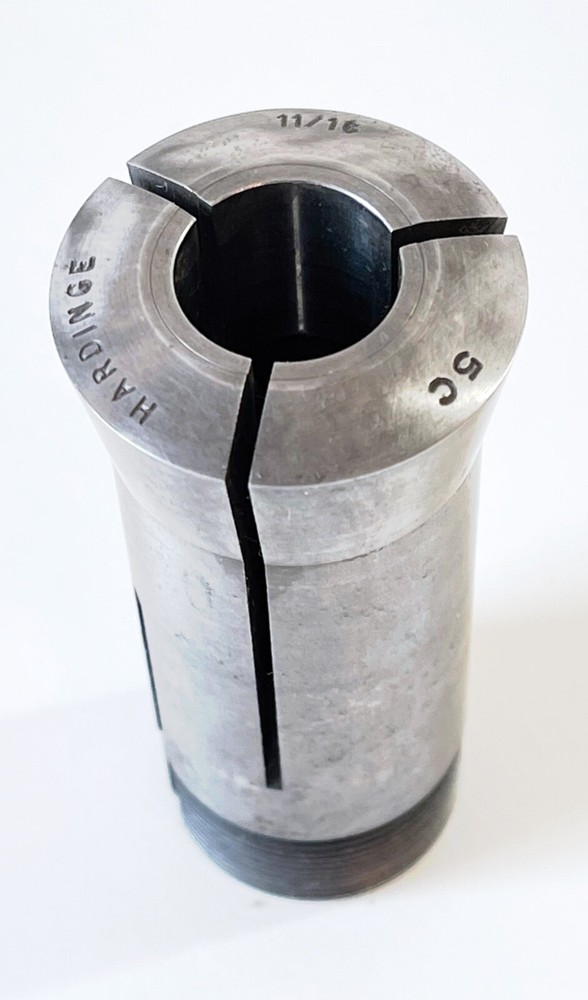 11/16" HARDINGE 5C Round Collet External & Internal Threads USA .6875"