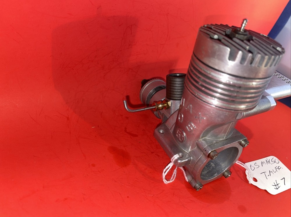 OS MAX 50 C/L WITH T- MUFFLER EXCELLENT #7