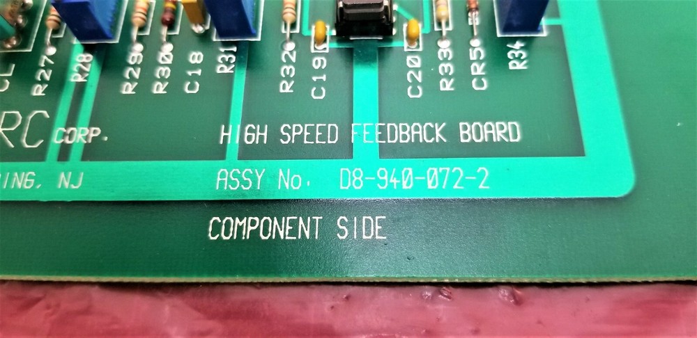 PRC CORP. D8-940-072-2 HIGH SPEED FEEDBACK BOARD [D1S2] #14