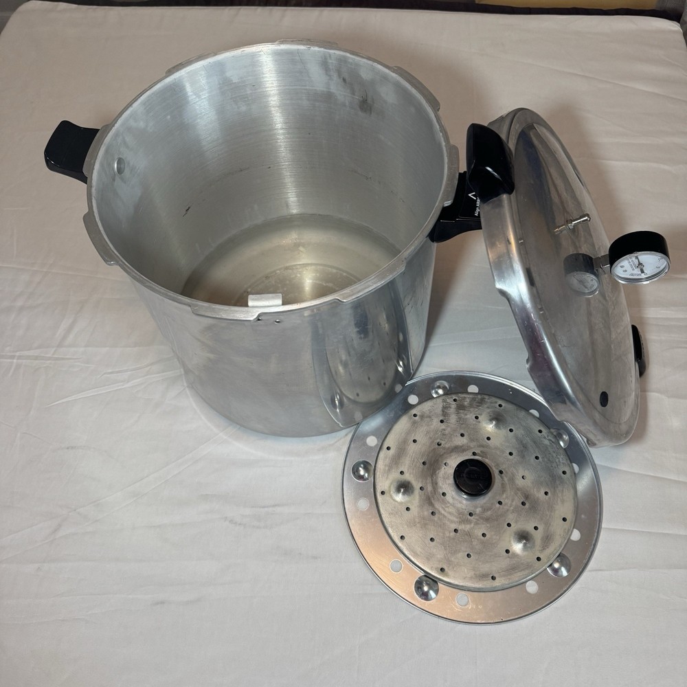 Presto 23 Quart Pressure Canner Cooker Stock Pot Model 0178107 EUC