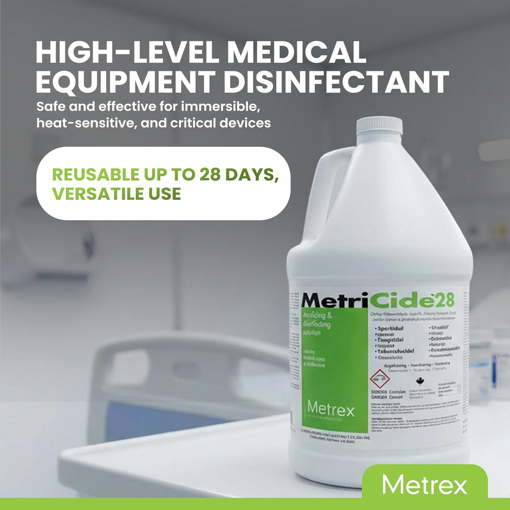 Metricide 28 High-Level Sterilizing & Disinfecting Solution – 2.5% Glutaraldehyd