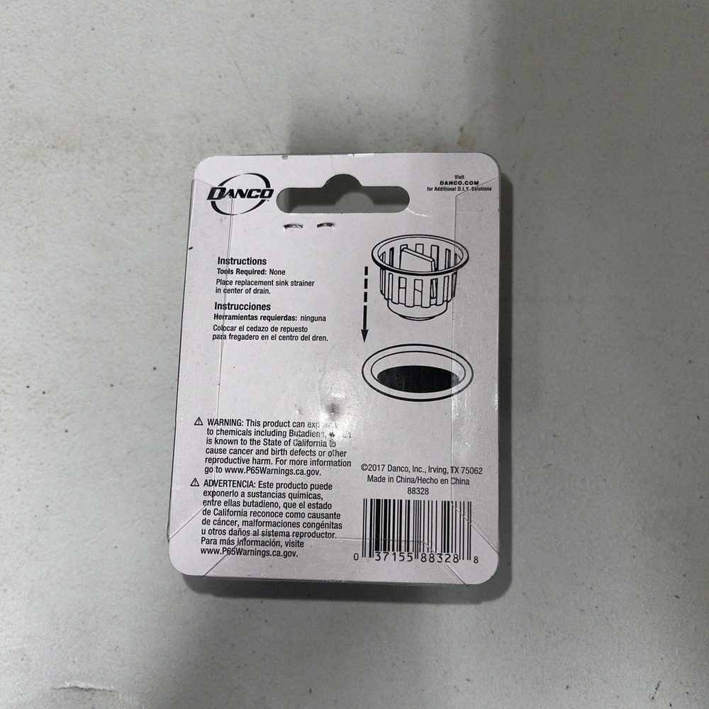 88328 DANCO REPLACEMENT MOBILE HOME SINK STRAINER