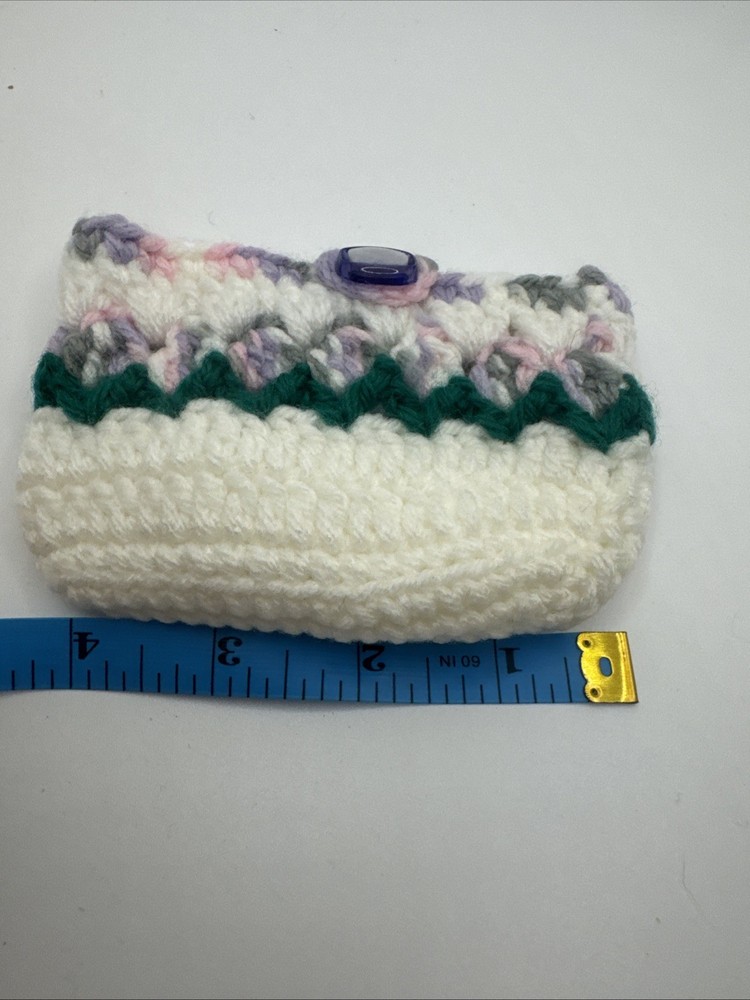 Crocheted small bag bags Getting 1