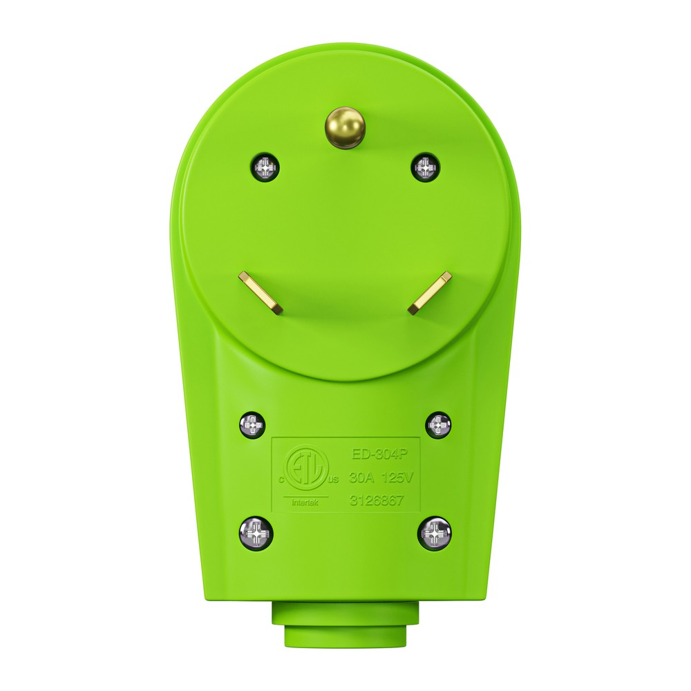 Leisure 30 AMP RV Receptacle Plug Male End TT-30P Replacement Electrical Adapter