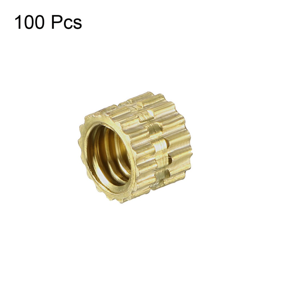 100 Pcs M4x0.7 Insert Embedment Nut,for 3D Printer